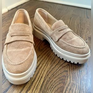 Portland Leather Goods Patina Suede Loafers; size 7